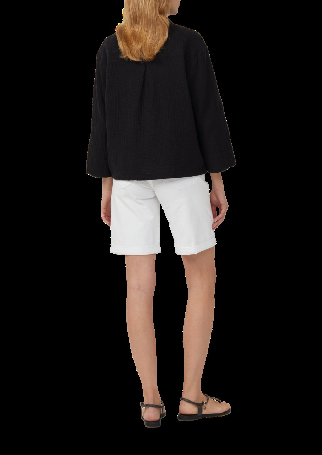 Blusen-Overshirt aus Musselin