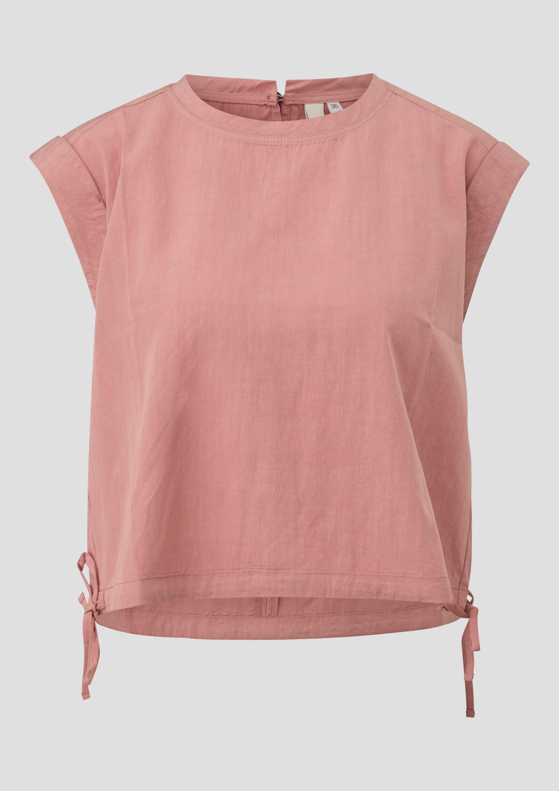 Verkürztes Blusentop mit Tunnelzug