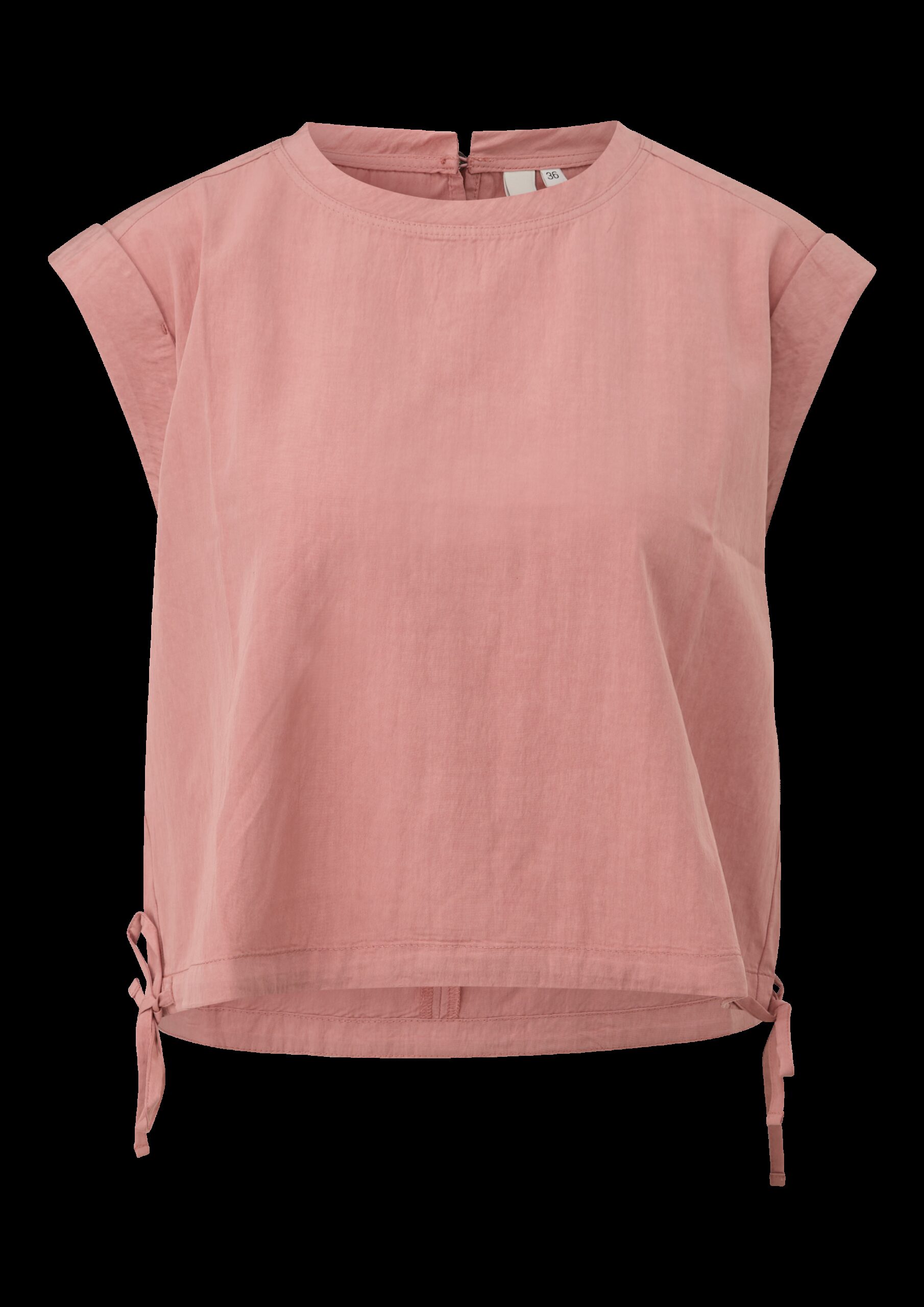 Verkürztes Blusentop mit Tunnelzug