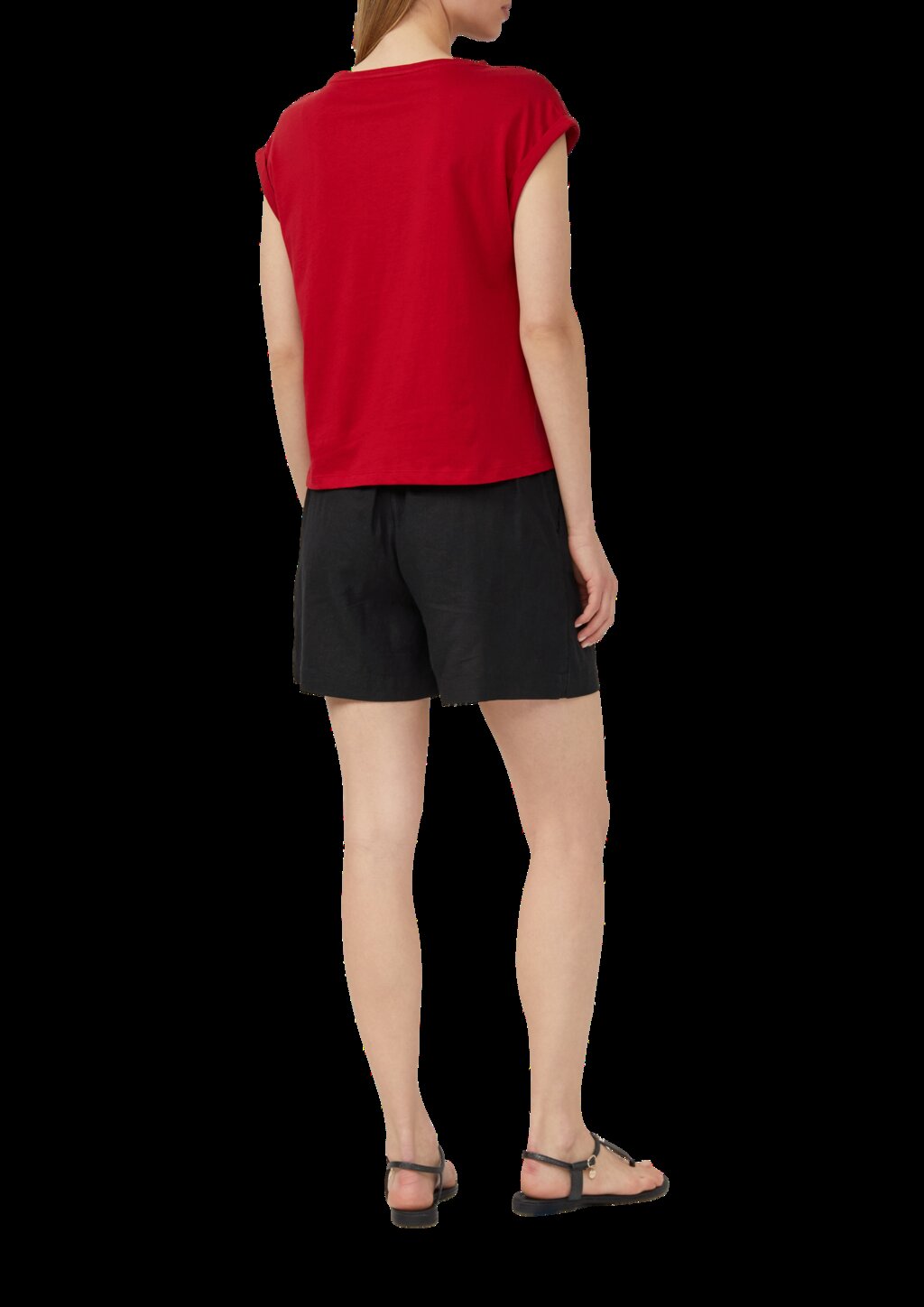 Relaxed-Fit-Shirt mit Print und überschnittenen Schultern