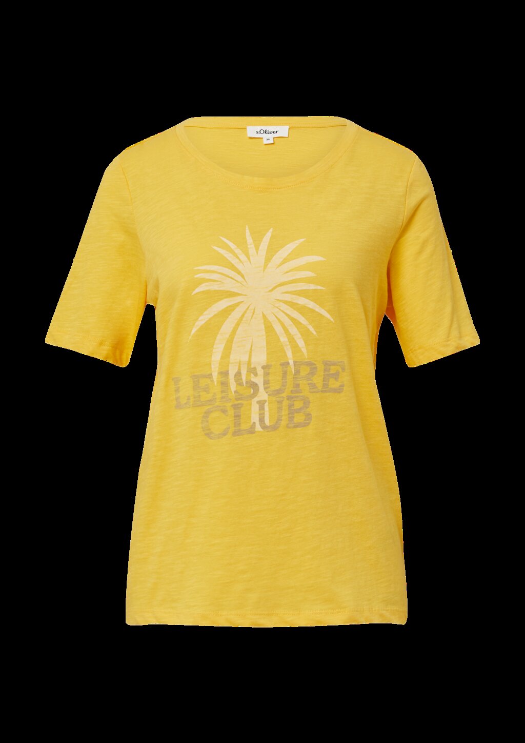 Print-T-Shirt mit Flammgarnstruktur im Relaxed Fit