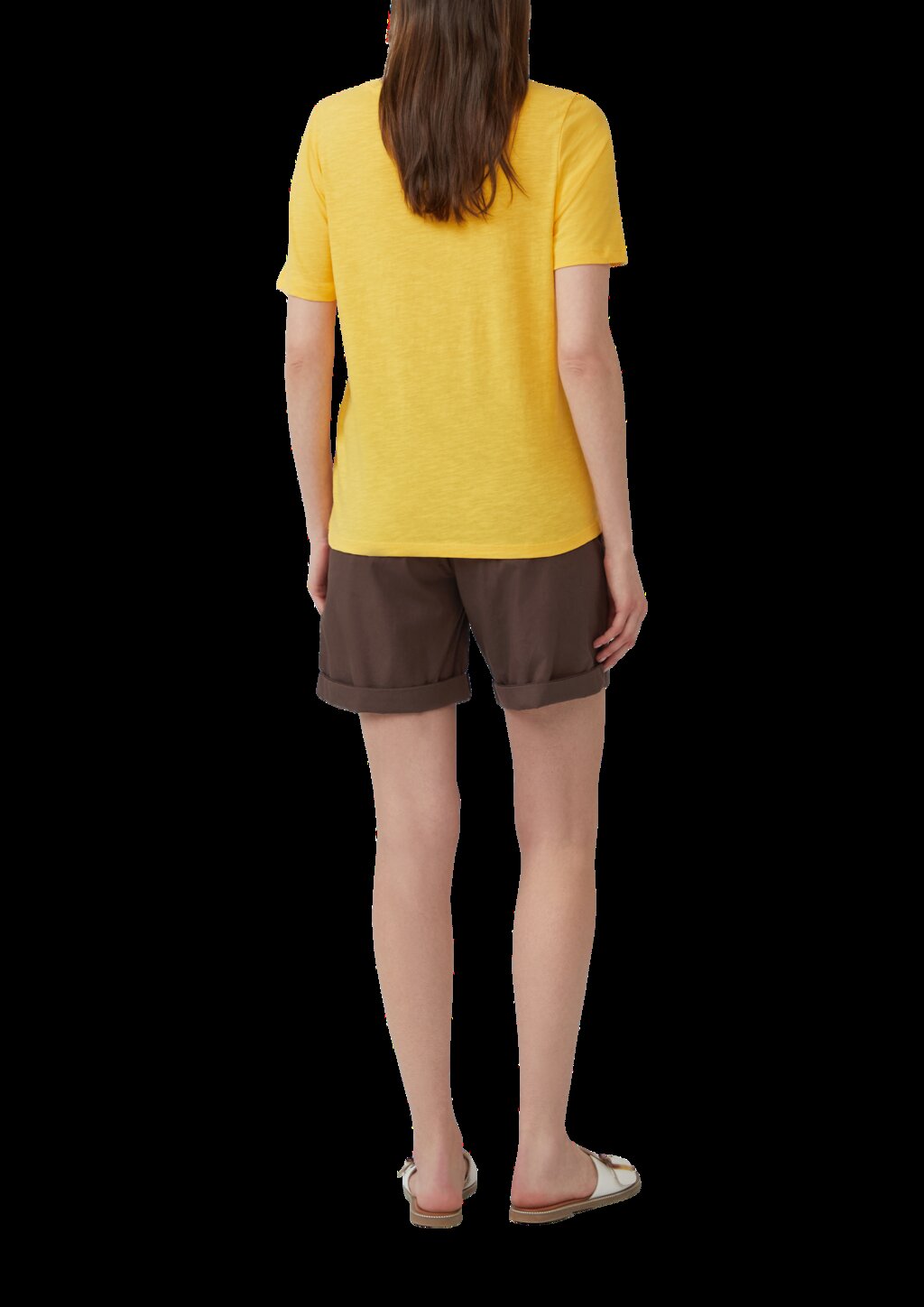 Print-T-Shirt mit Flammgarnstruktur im Relaxed Fit