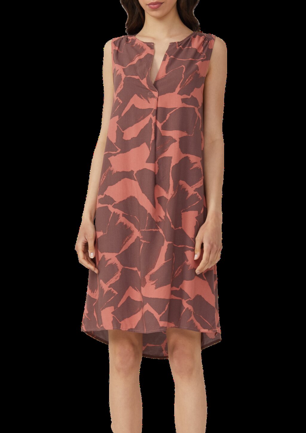 Knielanges Viskosekleid