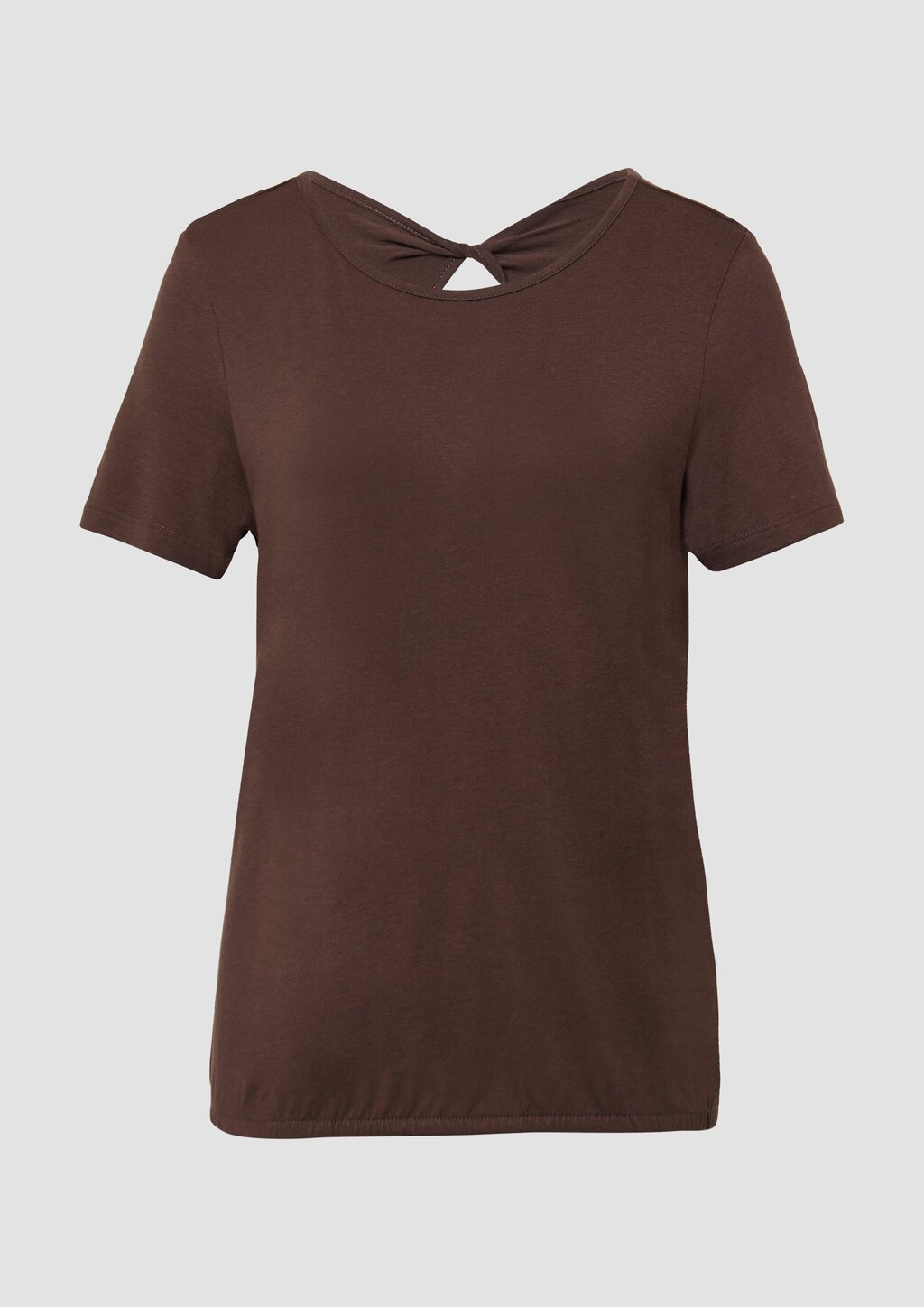 Jersey-T-Shirt im O-Shape mit Cut-out