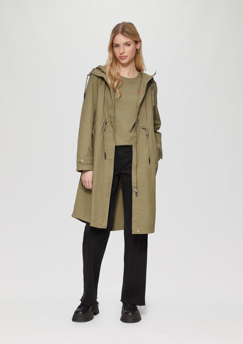 Jerseyshirt mit Herz-Stickerei