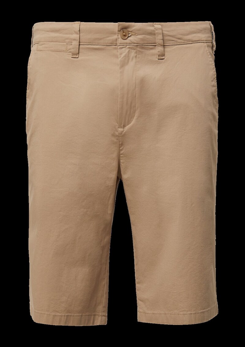 Shorts aus Baumwollstretch mit Waschung