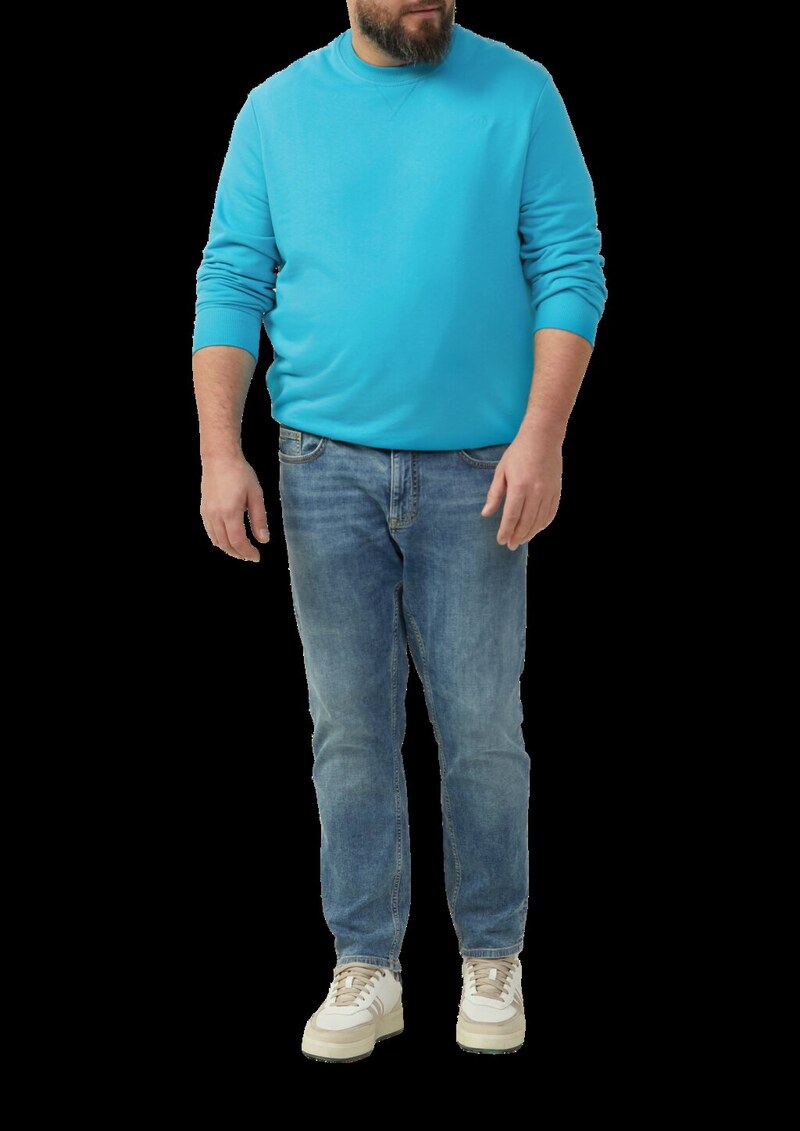 Sweatshirt mit Label-Stickerei