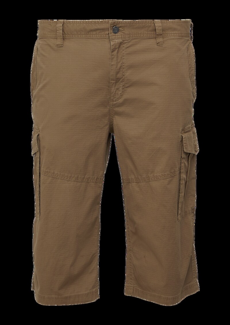 File: Strukturierte Bermuda im Relaxed Fit in 3/4-Länge