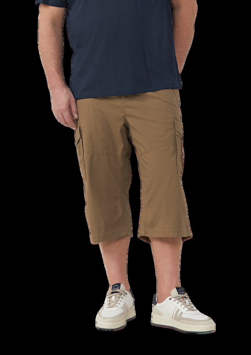 File: Strukturierte Bermuda im Relaxed Fit in 3/4-Länge