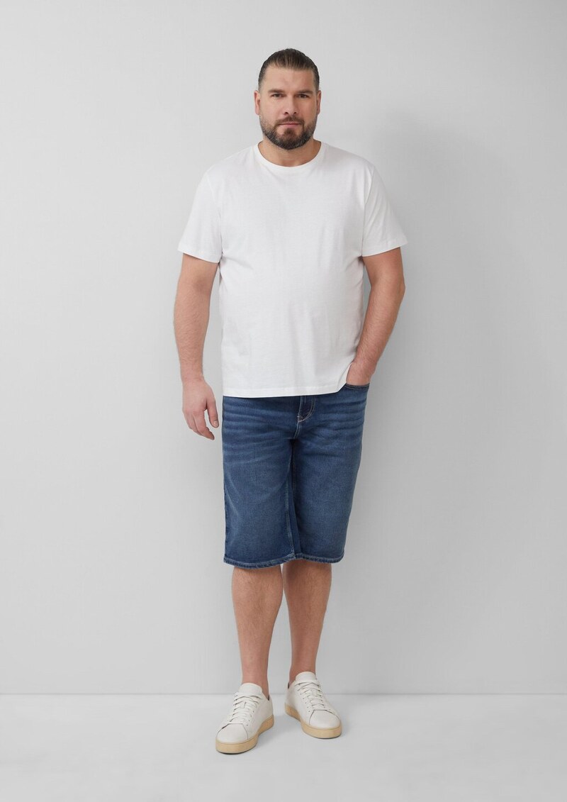 Jeans-Shorts / Regular Fit / Mid Rise / Straight Leg