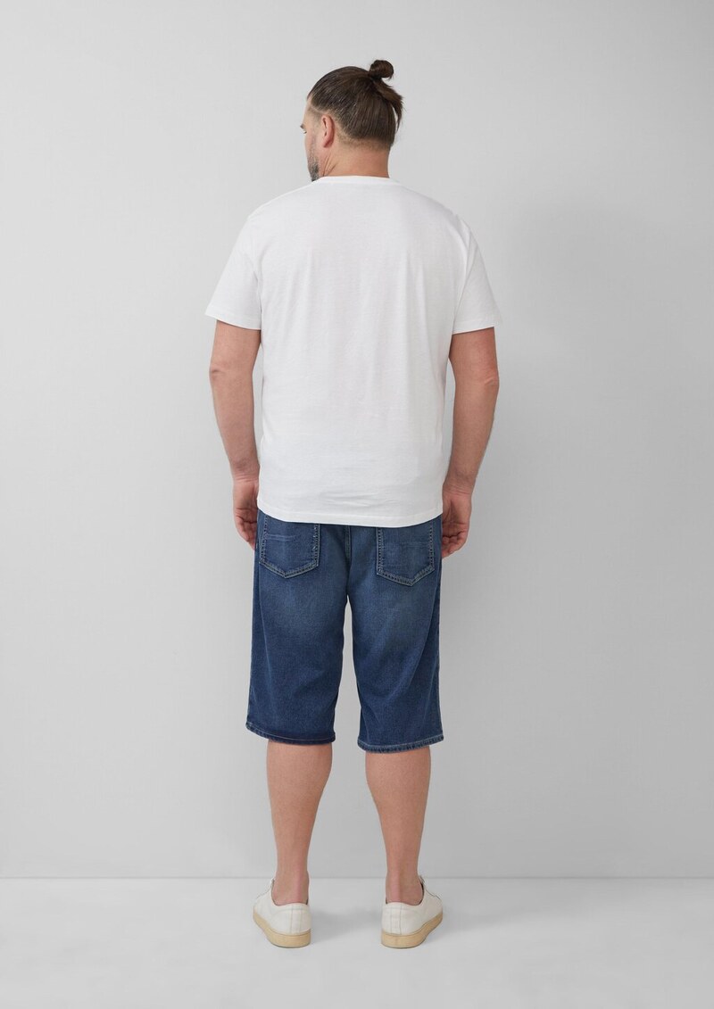 Jeans-Shorts / Regular Fit / Mid Rise / Straight Leg