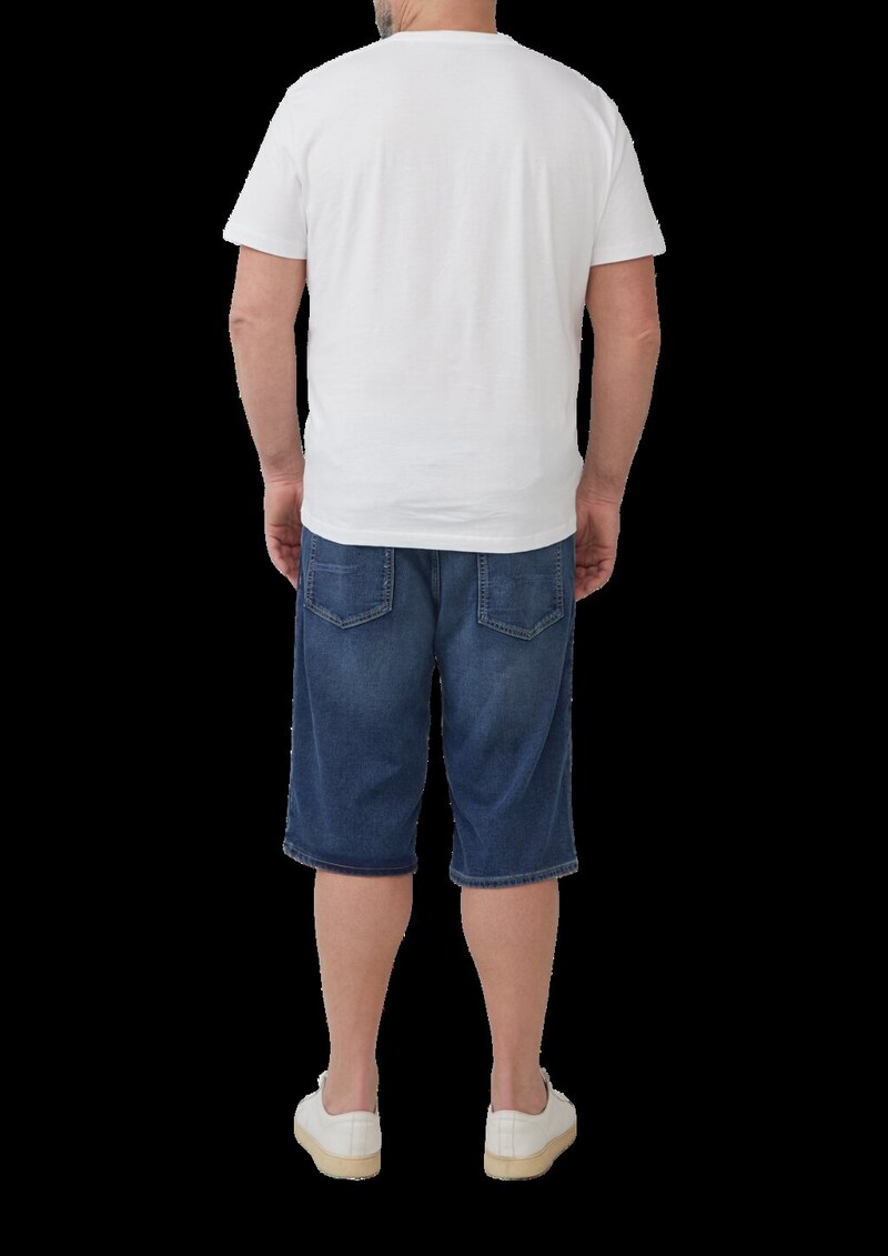 Jeans-Shorts / Regular Fit / Mid Rise / Straight Leg