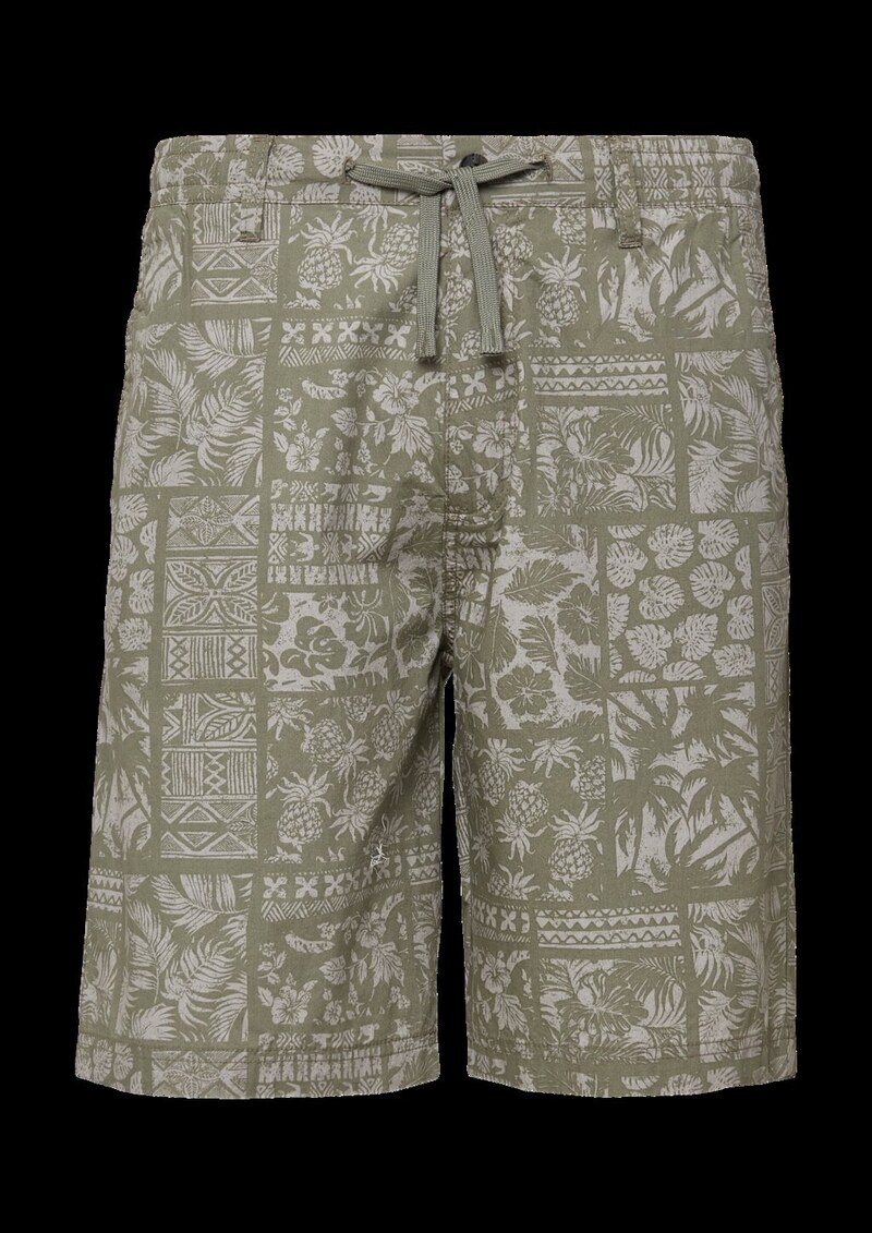 Detroit: Bermuda im Relaxed Fit und All-over-Print