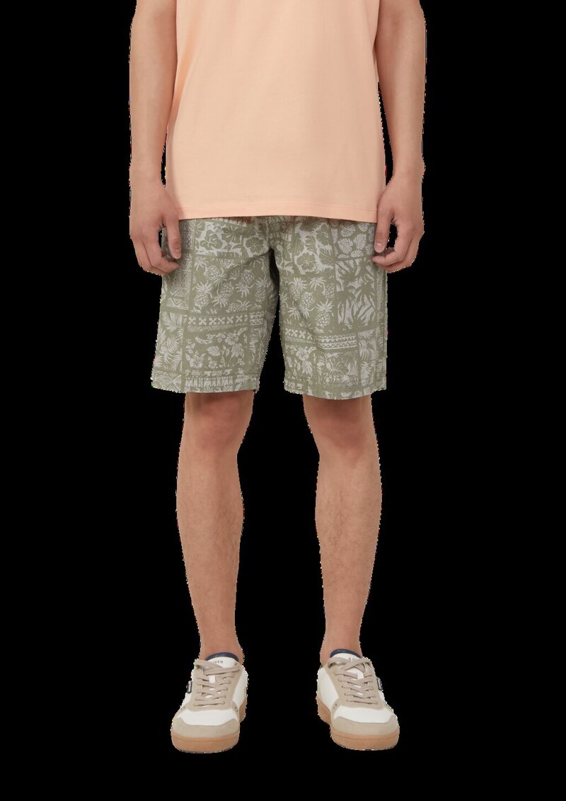 Detroit: Bermuda im Relaxed Fit und All-over-Print