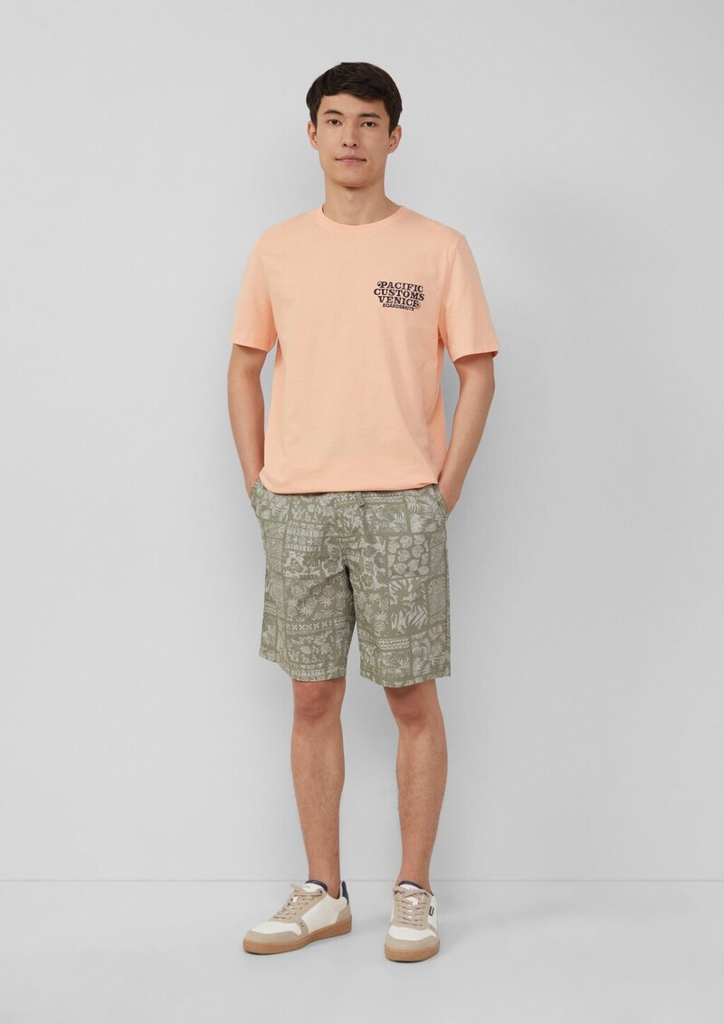 Detroit: Bermuda im Relaxed Fit und All-over-Print