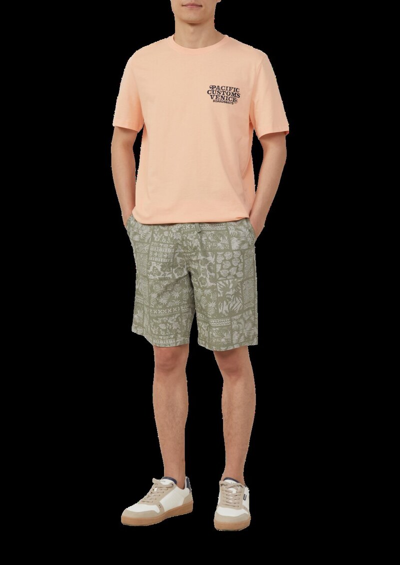 Detroit: Bermuda im Relaxed Fit und All-over-Print