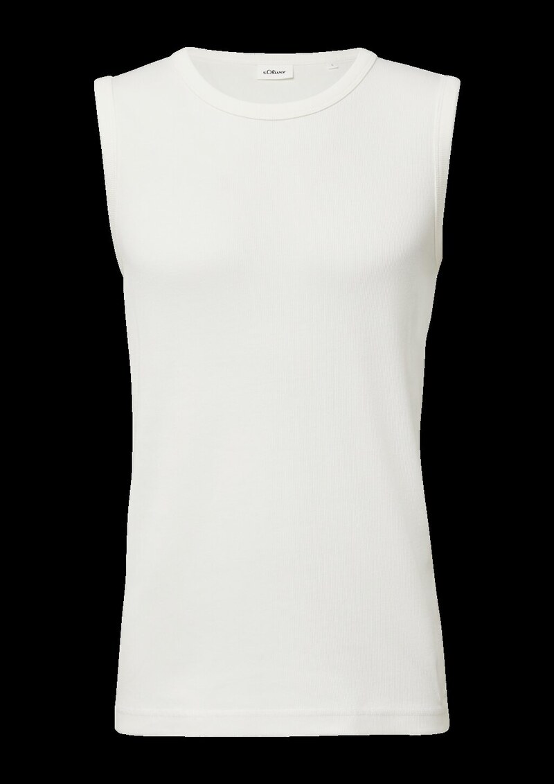 Jersey-Tanktop mit Rippstruktur
