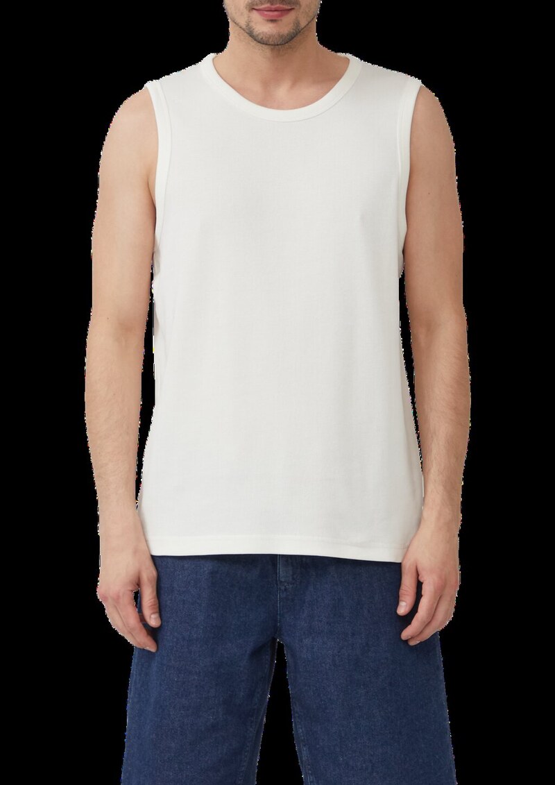 Jersey-Tanktop mit Rippstruktur