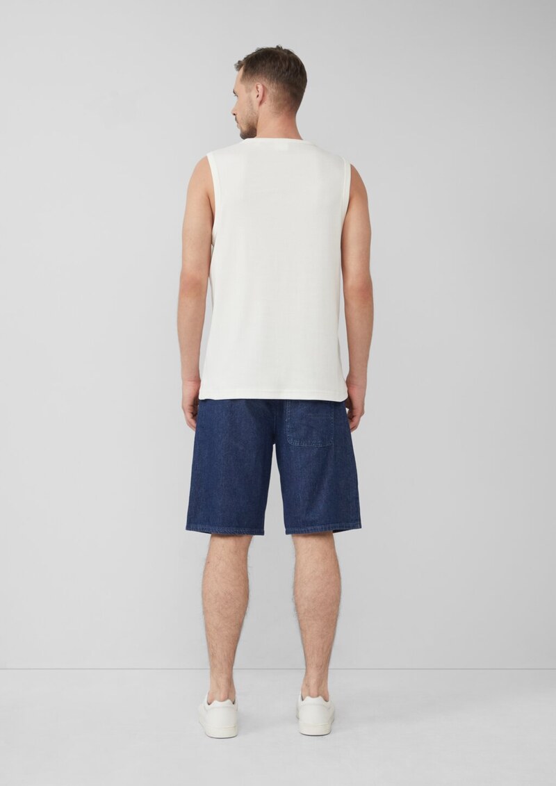 Jersey-Tanktop mit Rippstruktur