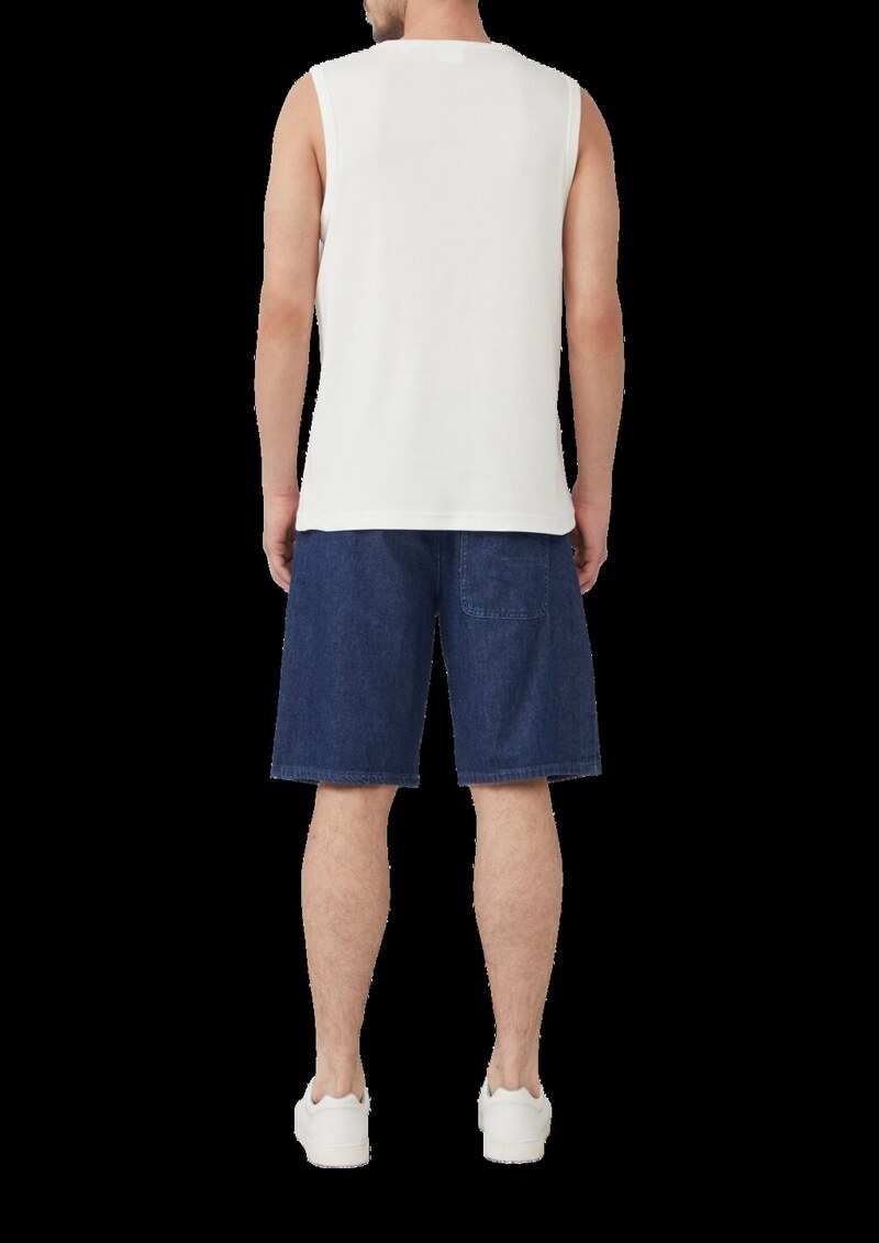 Jersey-Tanktop mit Rippstruktur