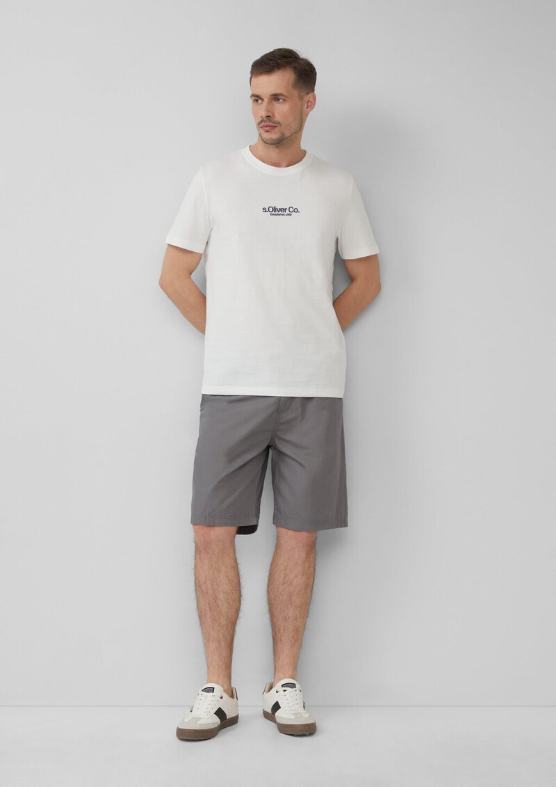 Detroit: Chino-Bermuda im Relaxed Fit mit Elastikbund