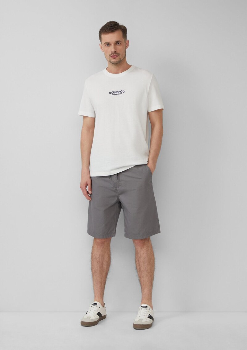 Detroit: Chino-Bermuda im Relaxed Fit mit Elastikbund