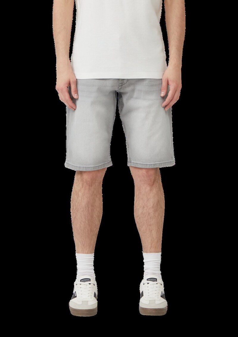 Leichte Jeans-Bermuda / Regular Fit / Mid Rise