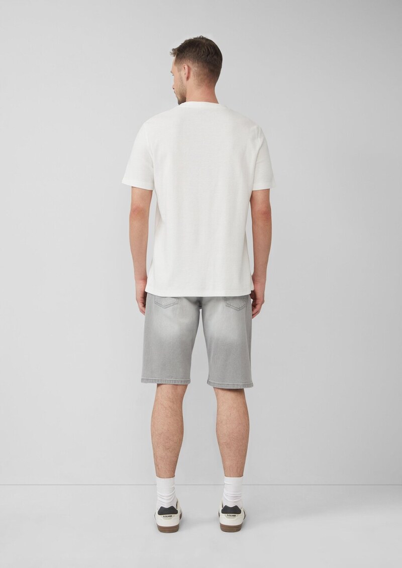 Leichte Jeans-Bermuda / Regular Fit / Mid Rise