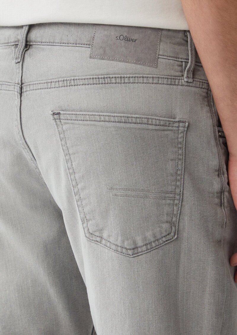 Leichte Jeans-Bermuda / Regular Fit / Mid Rise