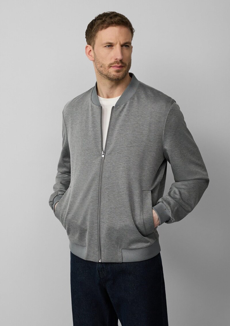 s.O JOGG: Bomberjacke aus Stretch-Jersey