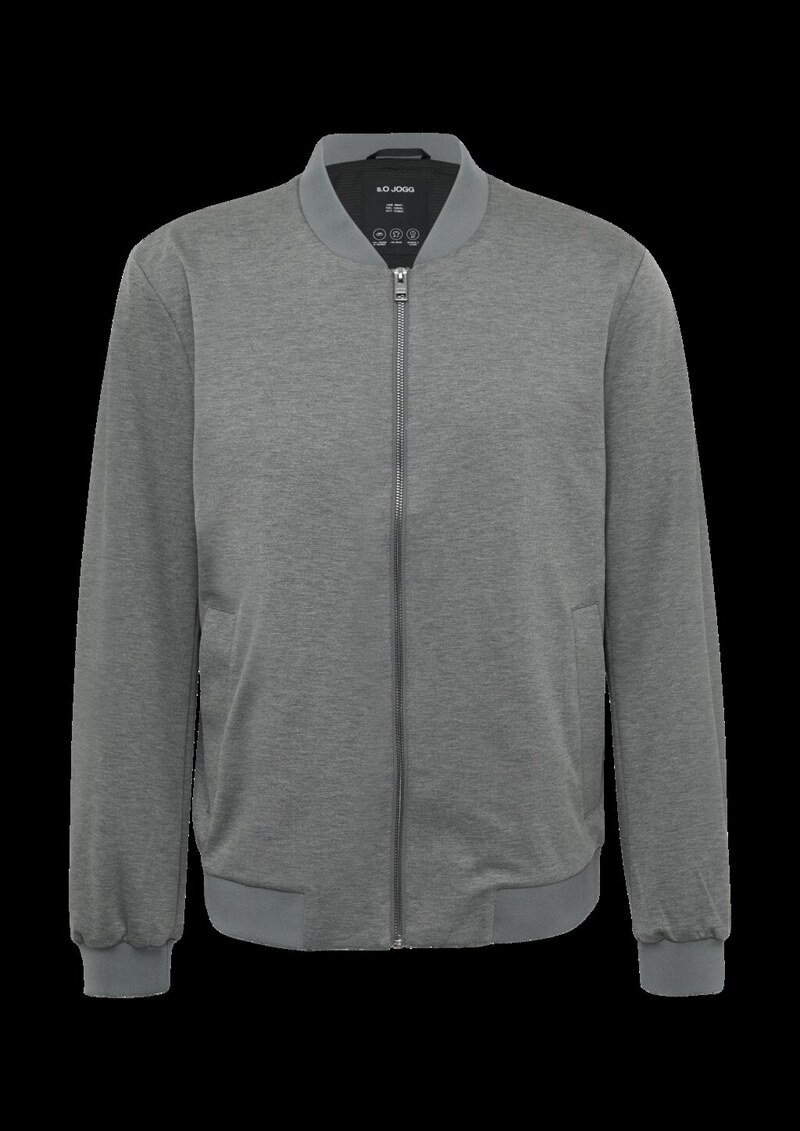 s.O JOGG: Bomberjacke aus Stretch-Jersey