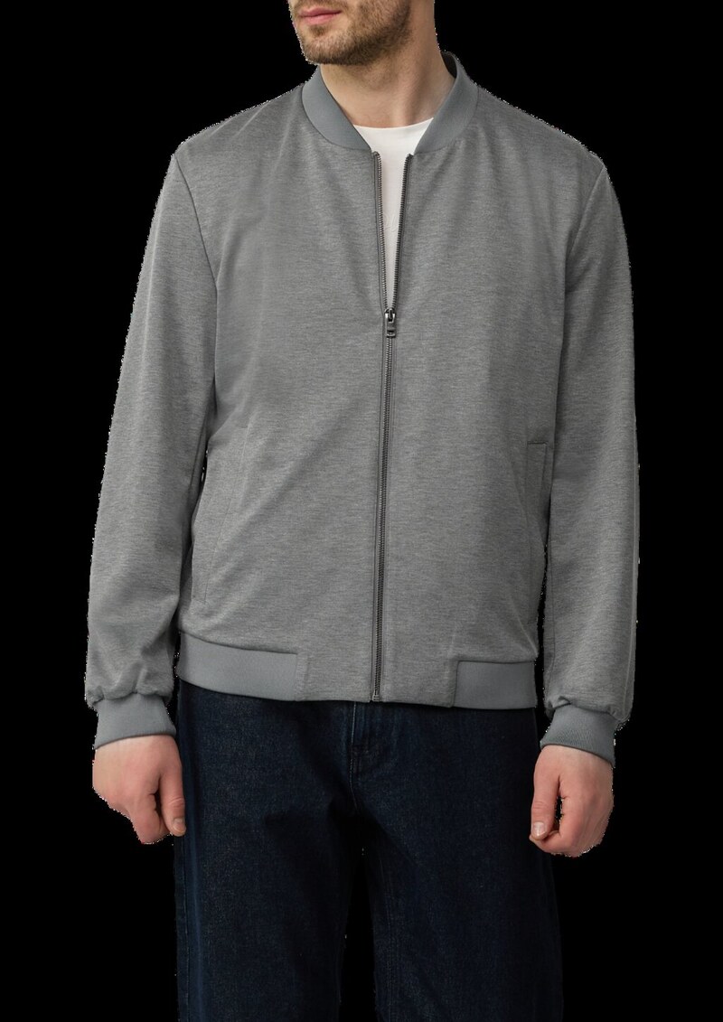 s.O JOGG: Bomberjacke aus Stretch-Jersey