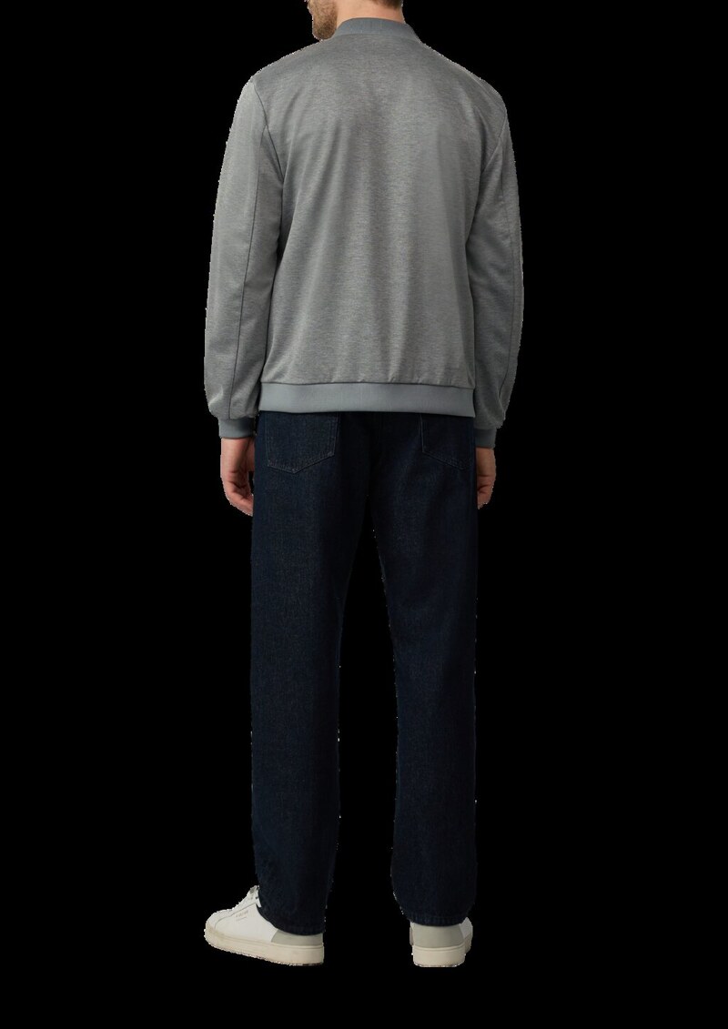 s.O JOGG: Bomberjacke aus Stretch-Jersey