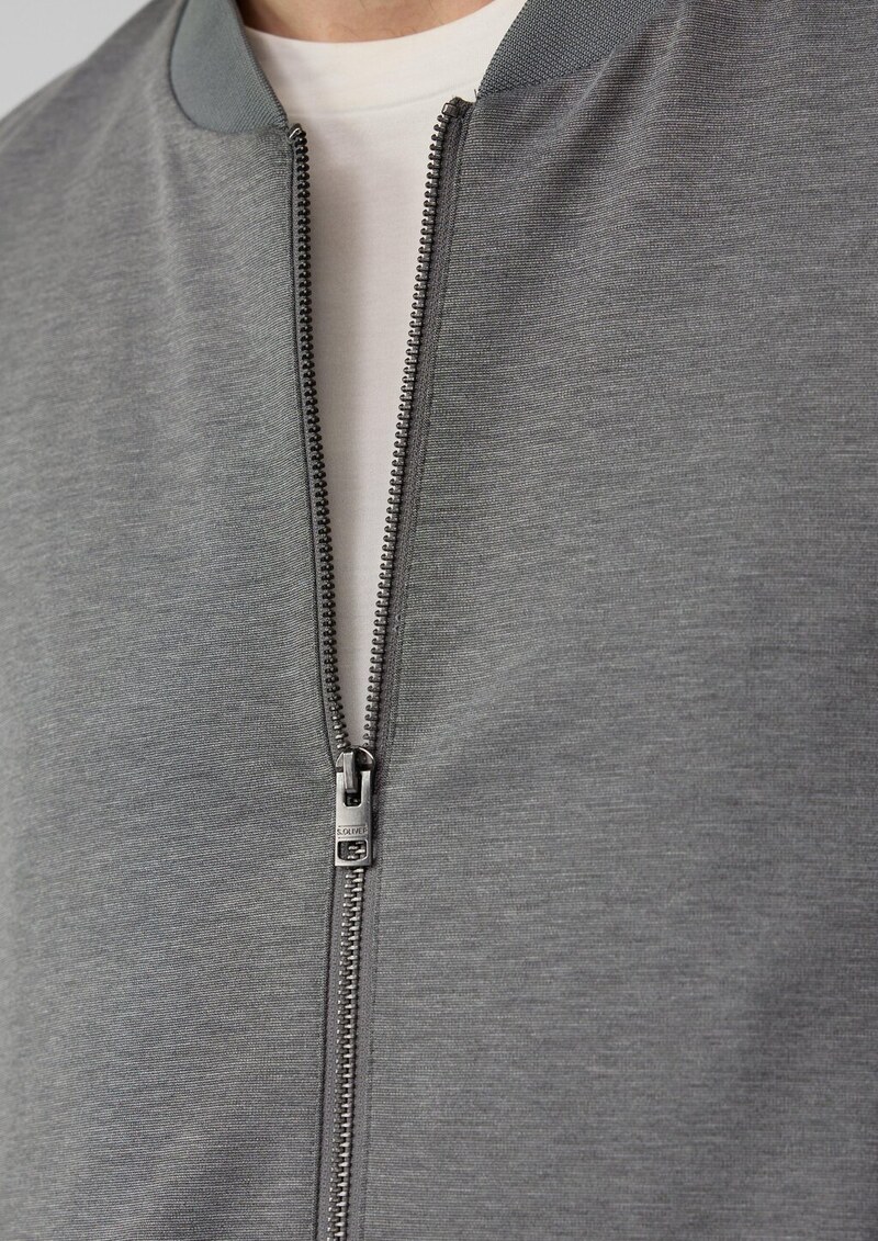 s.O JOGG: Bomberjacke aus Stretch-Jersey