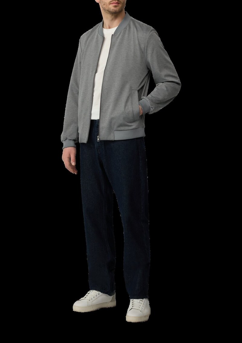 s.O JOGG: Bomberjacke aus Stretch-Jersey