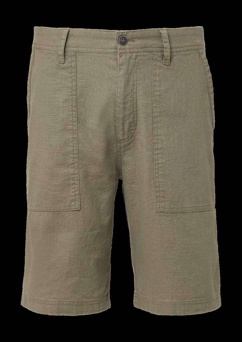 Leinenmix-Bermuda im Relaxed Fit