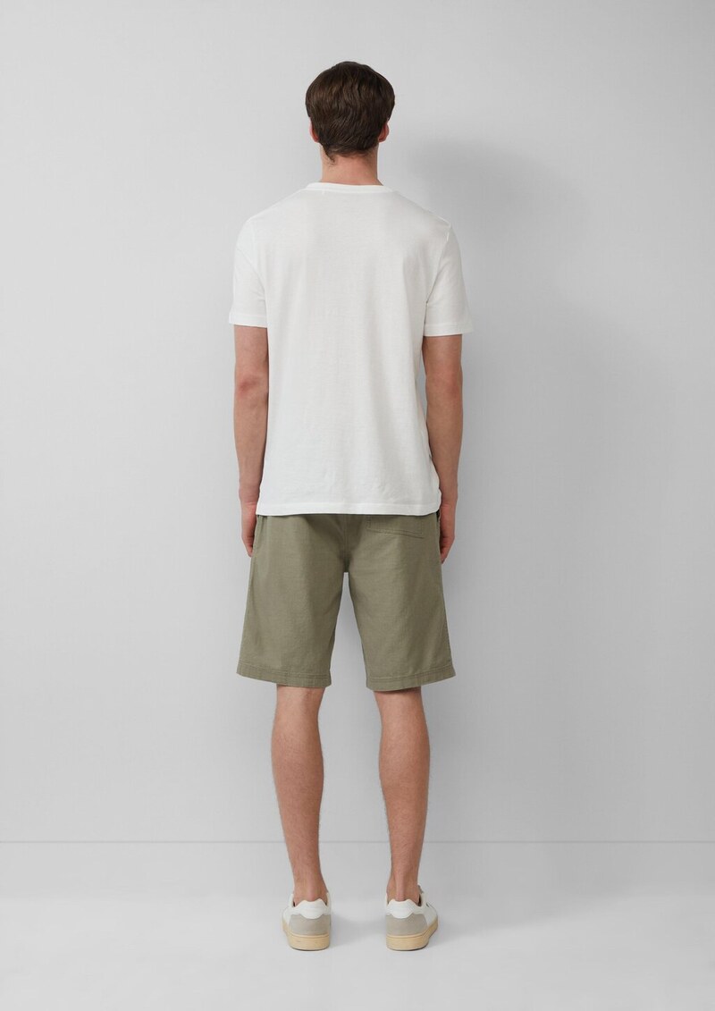 Leinenmix-Bermuda im Relaxed Fit