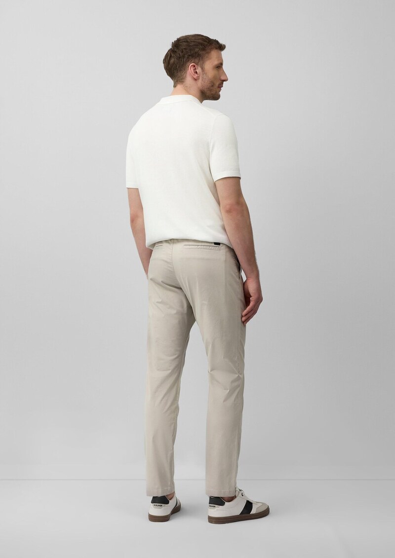 Weiches Strick-Poloshirt aus Baumwoll-Seidenmix