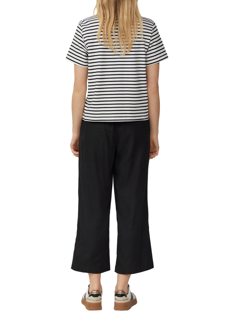 Verkürztes T-Shirt aus Interlockjersey