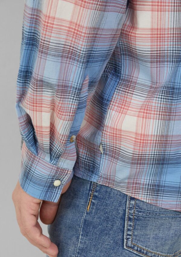 Regular Fit: Kariertes Hemd im Western-Style