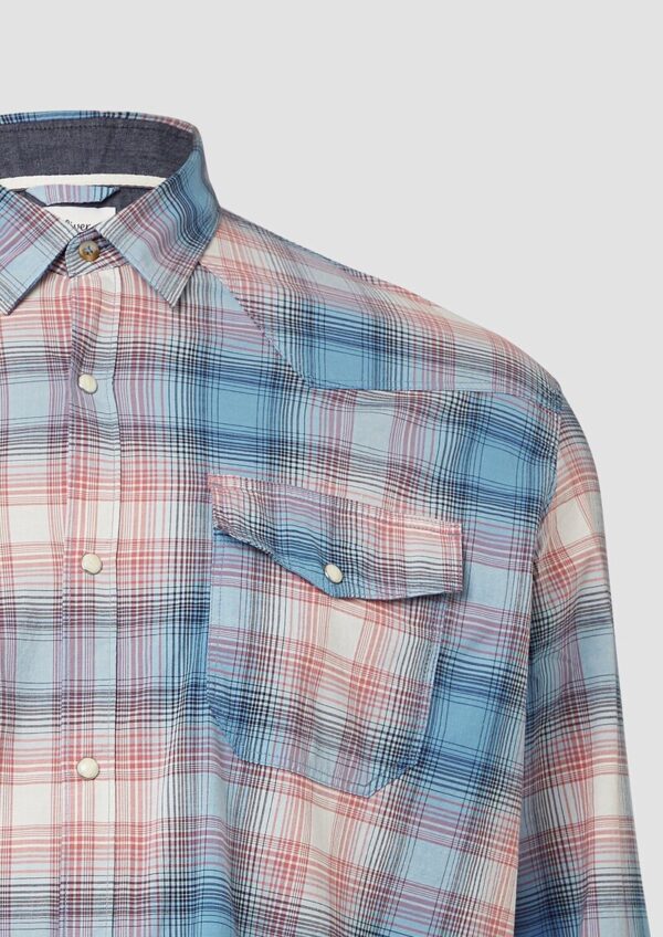 Regular Fit: Kariertes Hemd im Western-Style