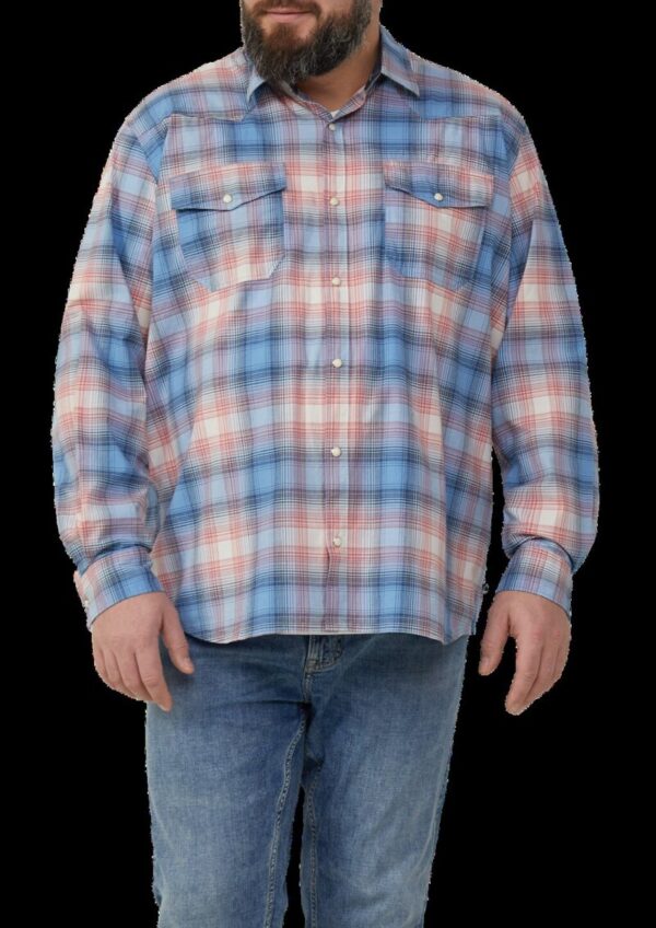 Regular Fit: Kariertes Hemd im Western-Style