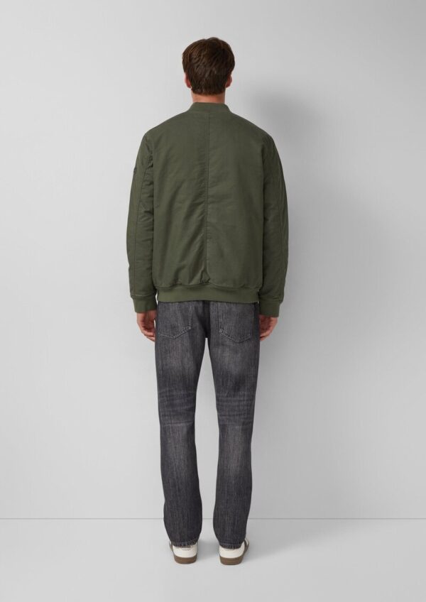 Bomberjacke mit Label-Patches und Waschung