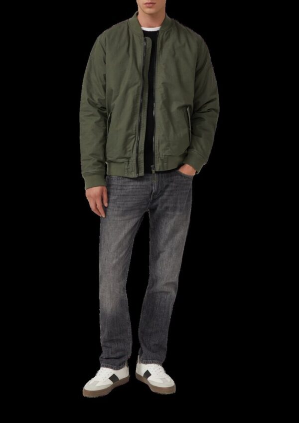 Bomberjacke mit Label-Patches und Waschung