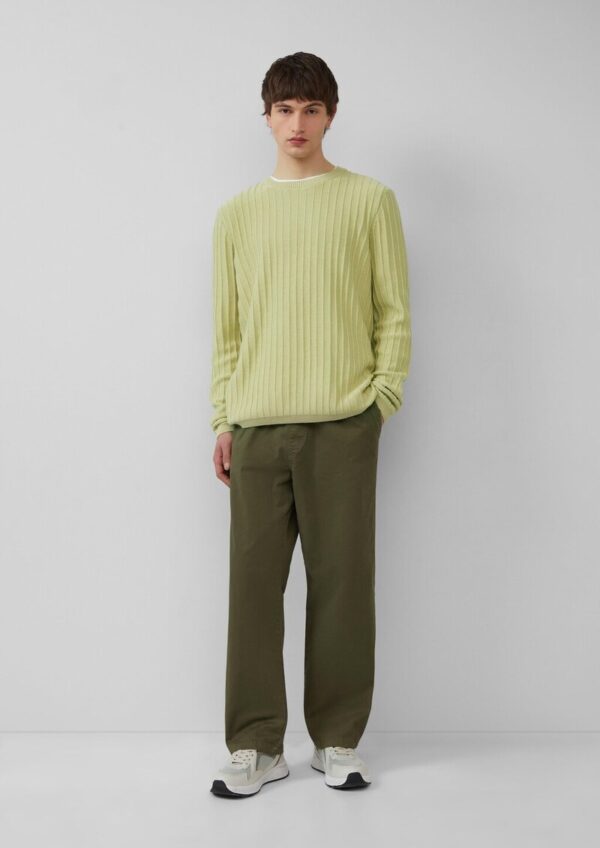 Gewaschener Jogger aus Baumwoll-Twill