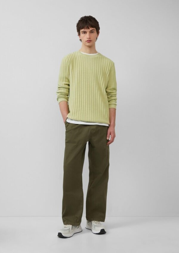 Gewaschener Jogger aus Baumwoll-Twill