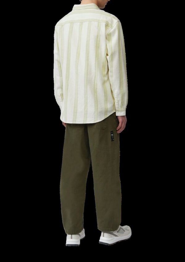 Regular Fit: Streifenhemd mit Strukturoptik