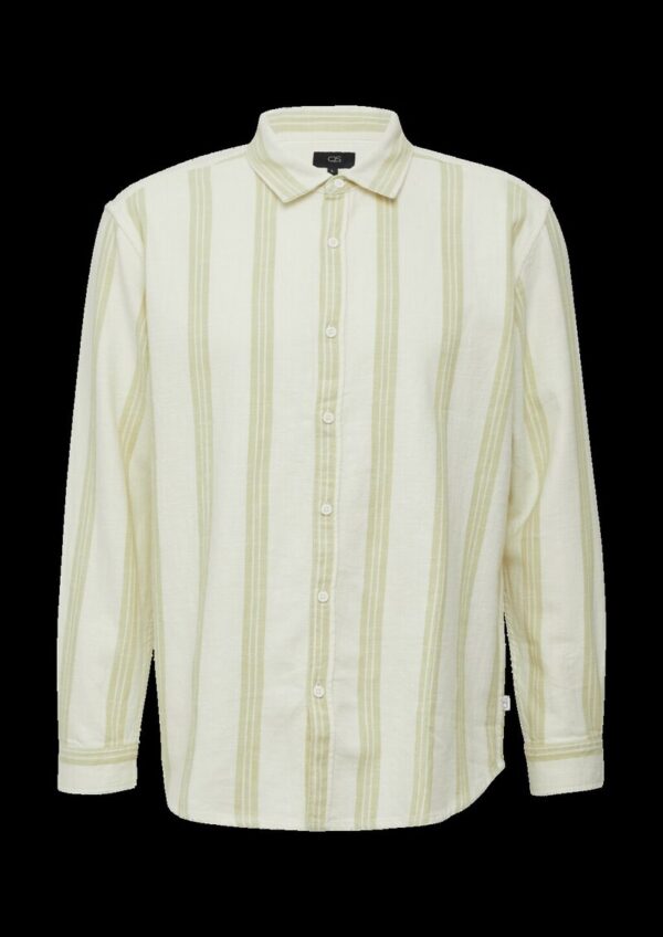 Regular Fit: Streifenhemd mit Strukturoptik