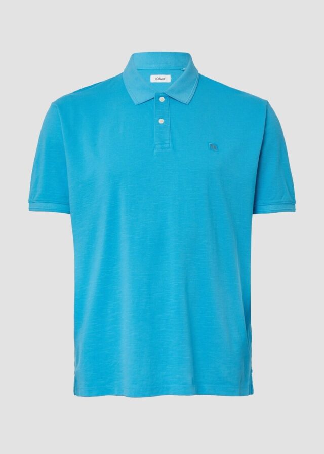 Poloshirt mit kleinem Labelpatch