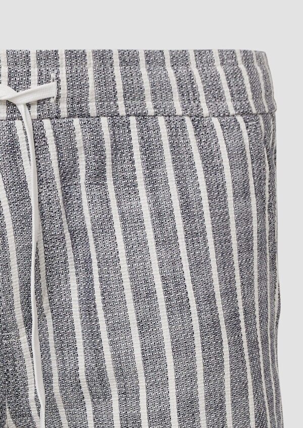 Gestreifte Bermuda Detroit im Relaxed Fit